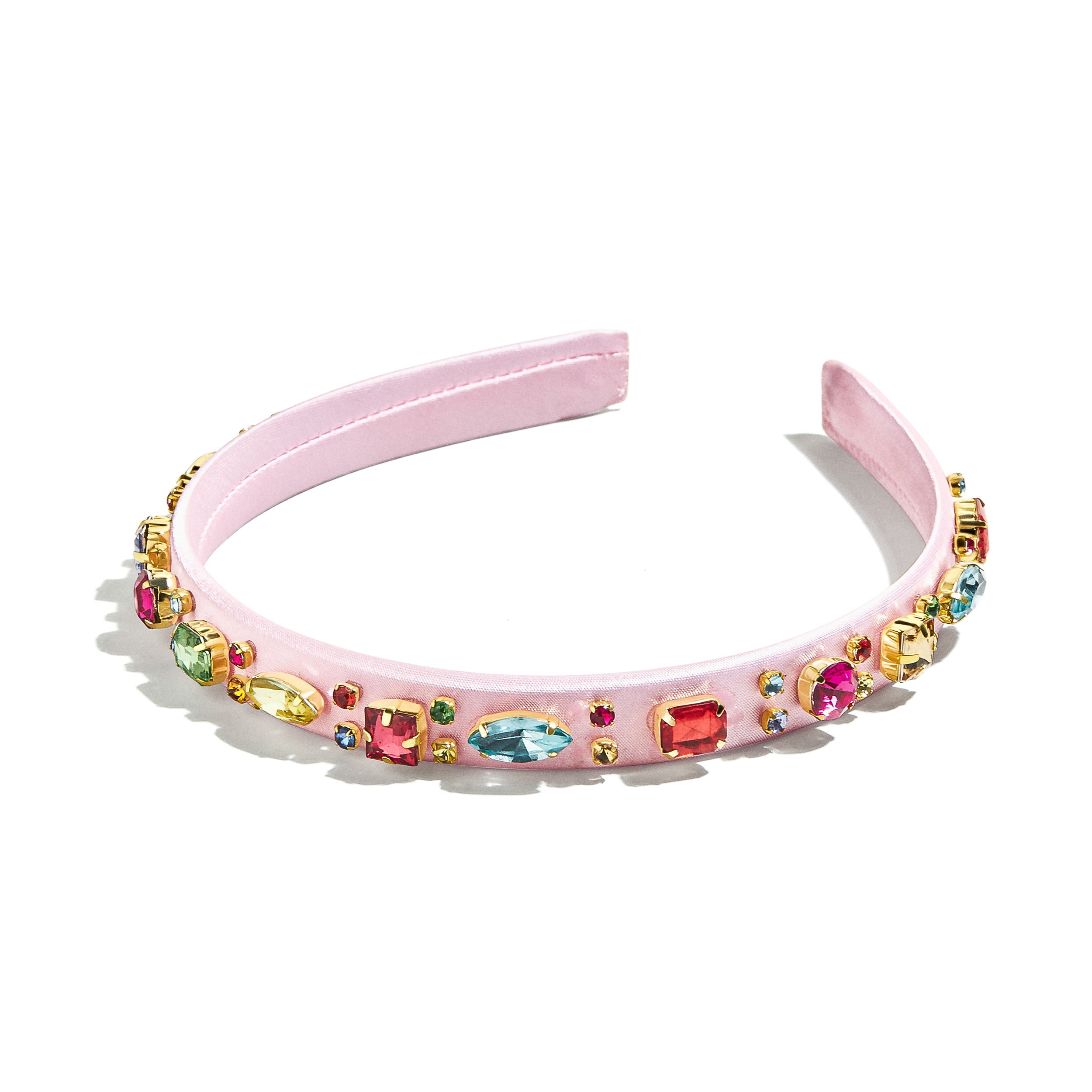  Minibar by BaubleBar -  Crown Gems Kids' Headband - Pink -  Trend Accessories