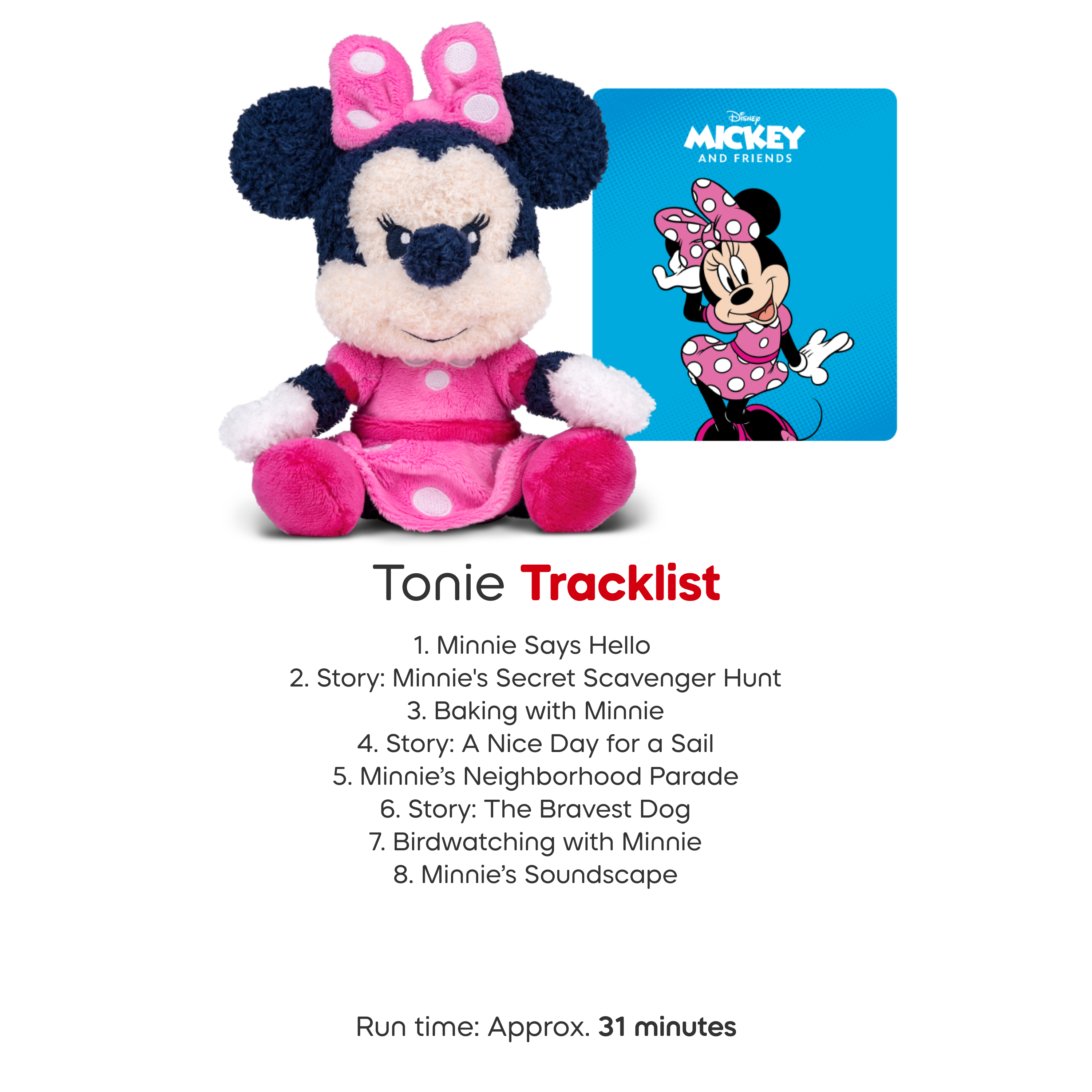  Tonies -  Cuddle Tonies: Disney Minnie Mouse -  Electronics