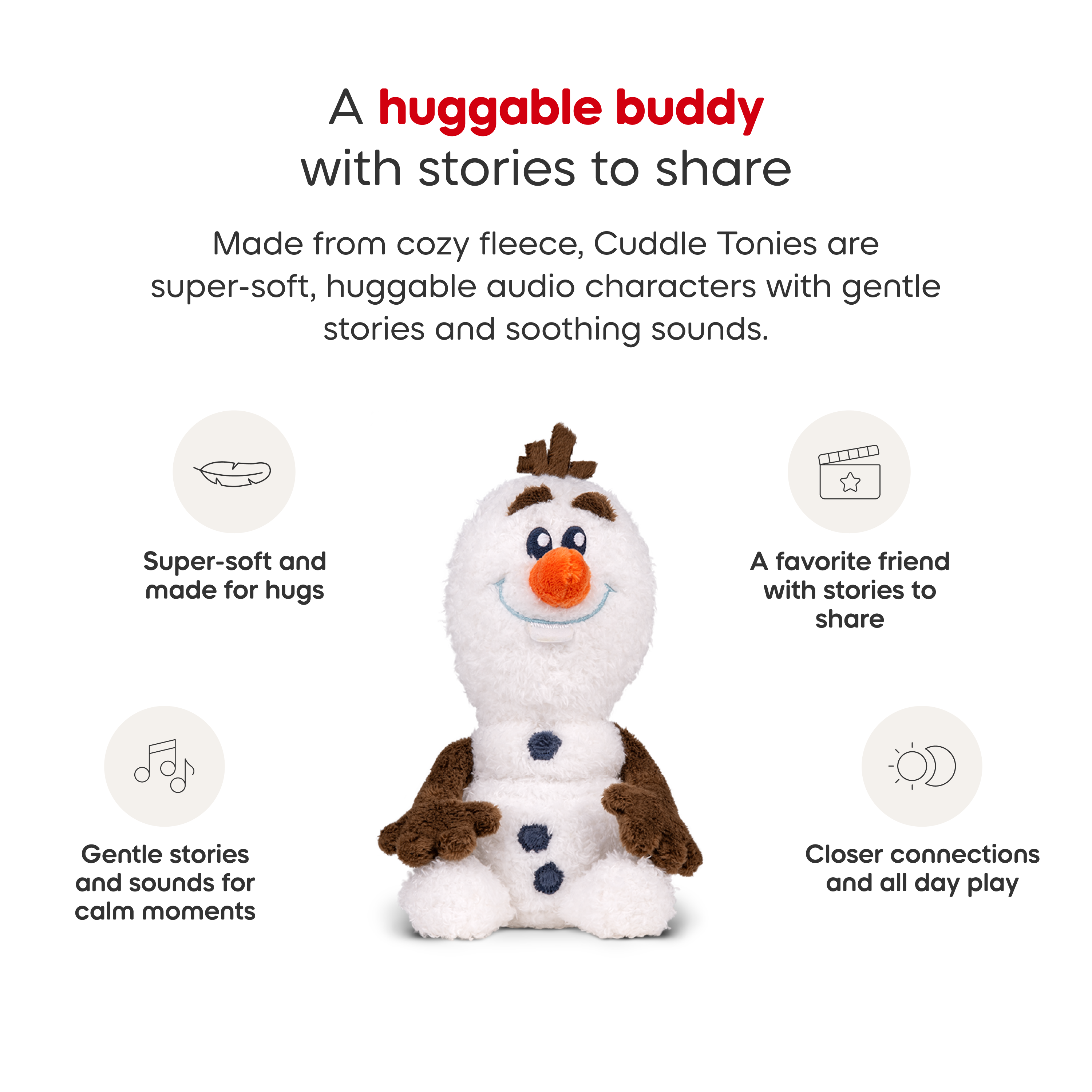  Tonies -  Cuddle Tonies: Disney Olaf -  Electronics
