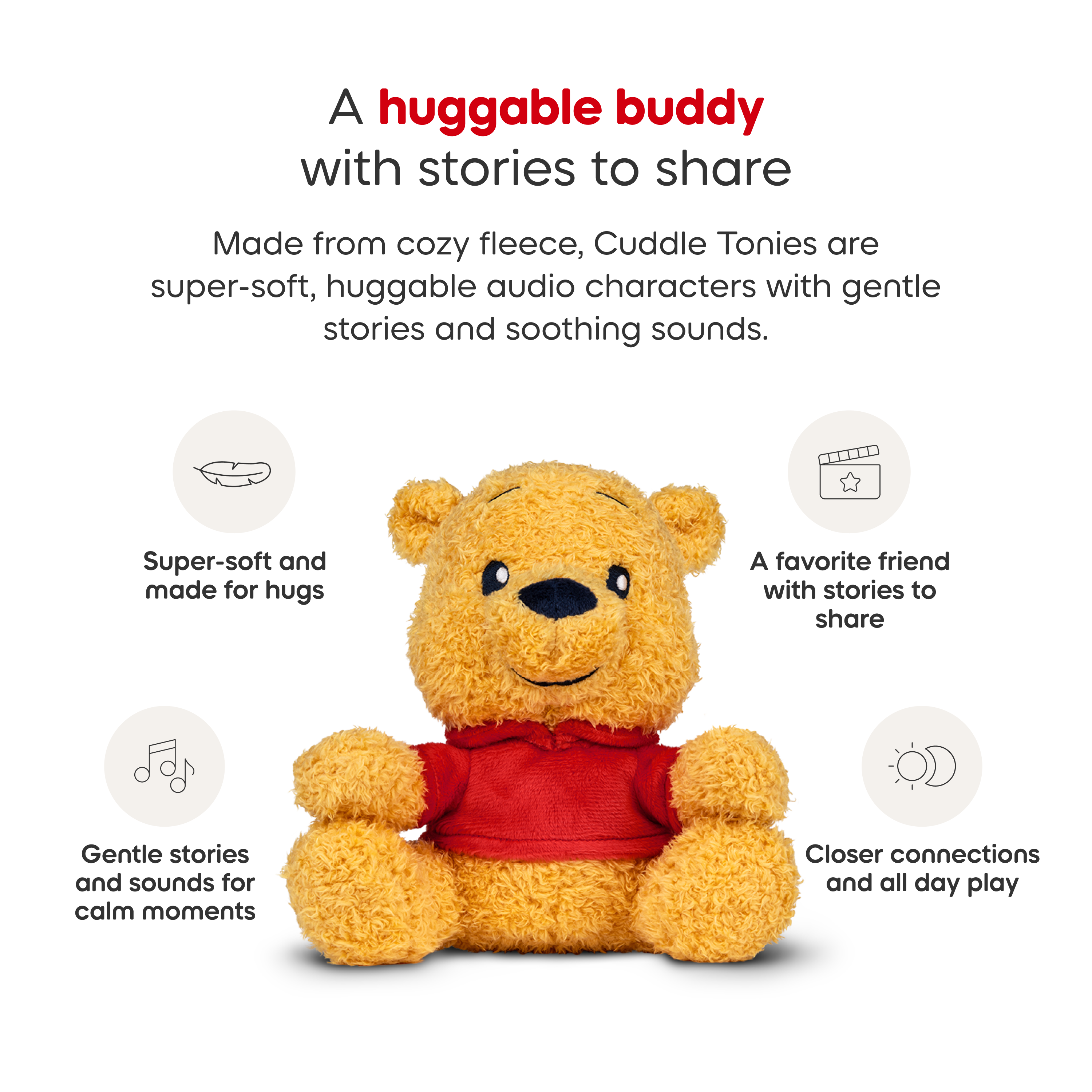  Tonies -  Cuddle Tonies: Disney Winnie the Pooh -  Electronics