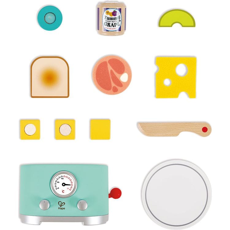  Hape -  Ding & Pop-Up Pretend Play Toaster -  Preschool
