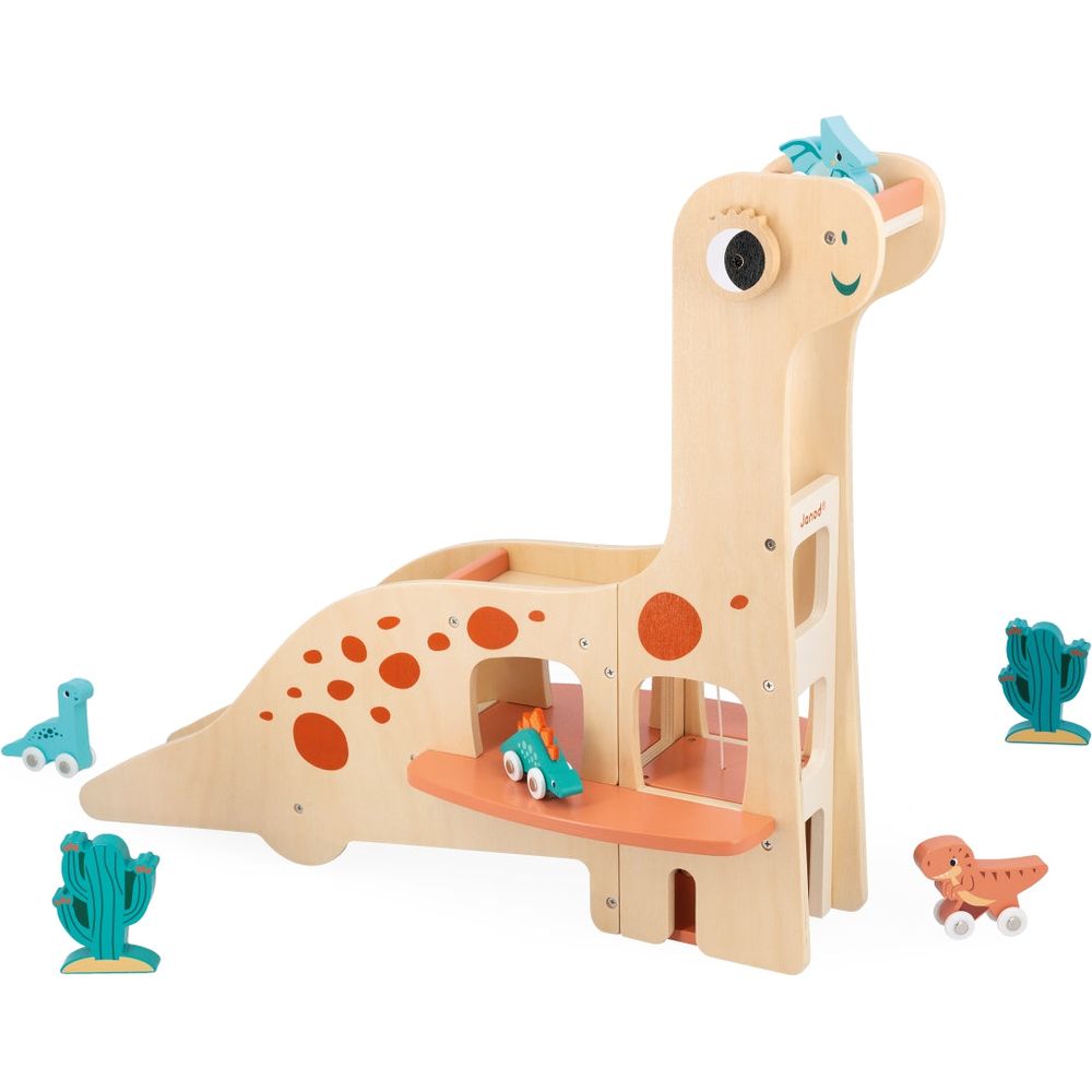  Janod -  Dinosaur Garage Playset -  Preschool