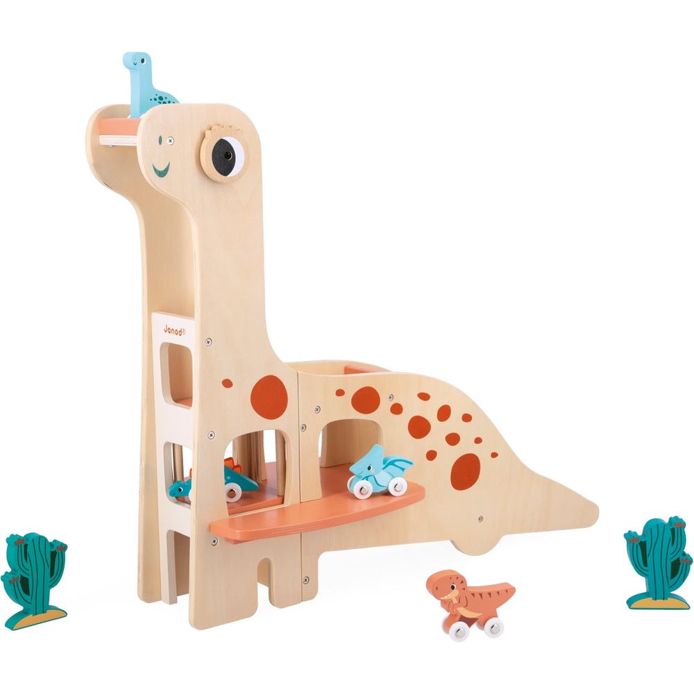  Janod -  Dinosaur Garage Playset -  Preschool