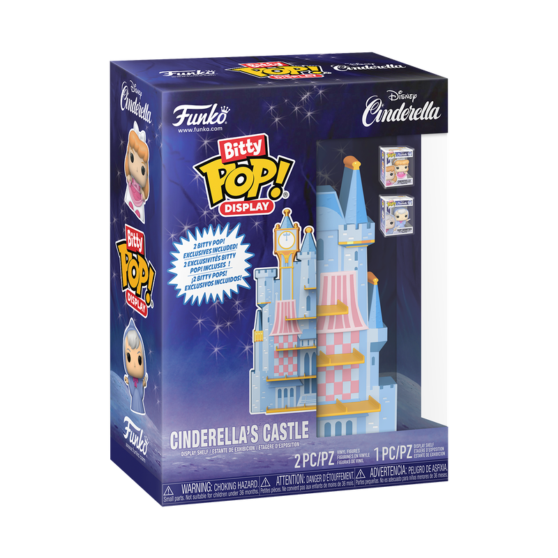  Funko -  Disney Bitty Pop! Display Cinderella's Castle -  World of Funko