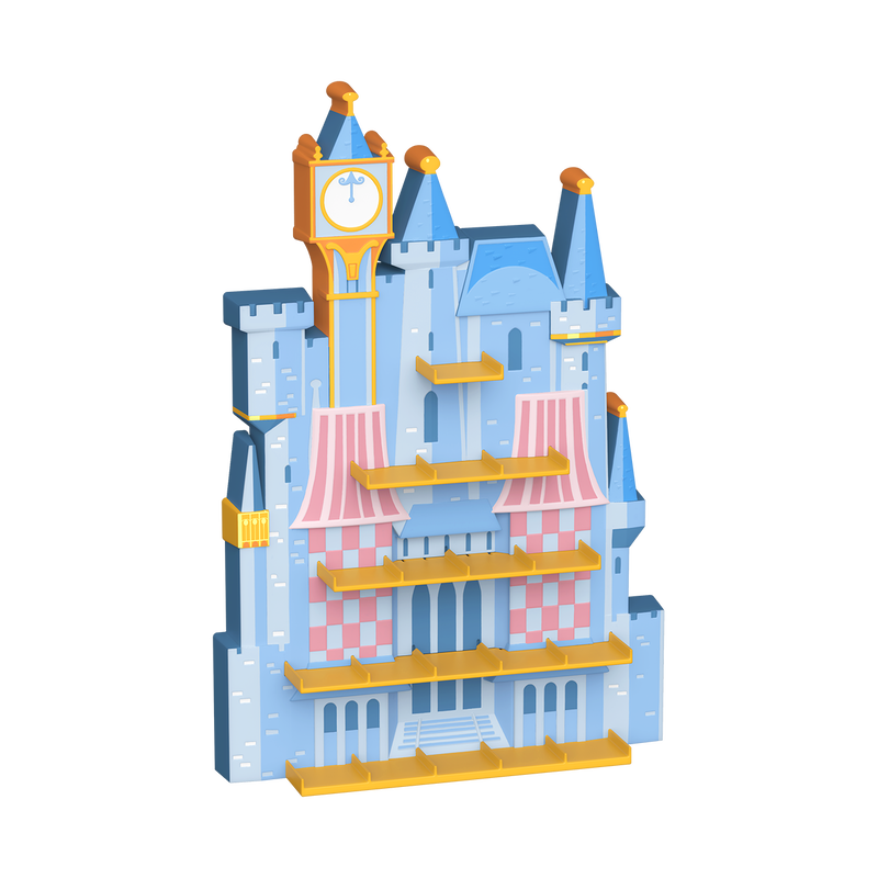 Funko -  Disney Bitty Pop! Display Cinderella's Castle -  World of Funko