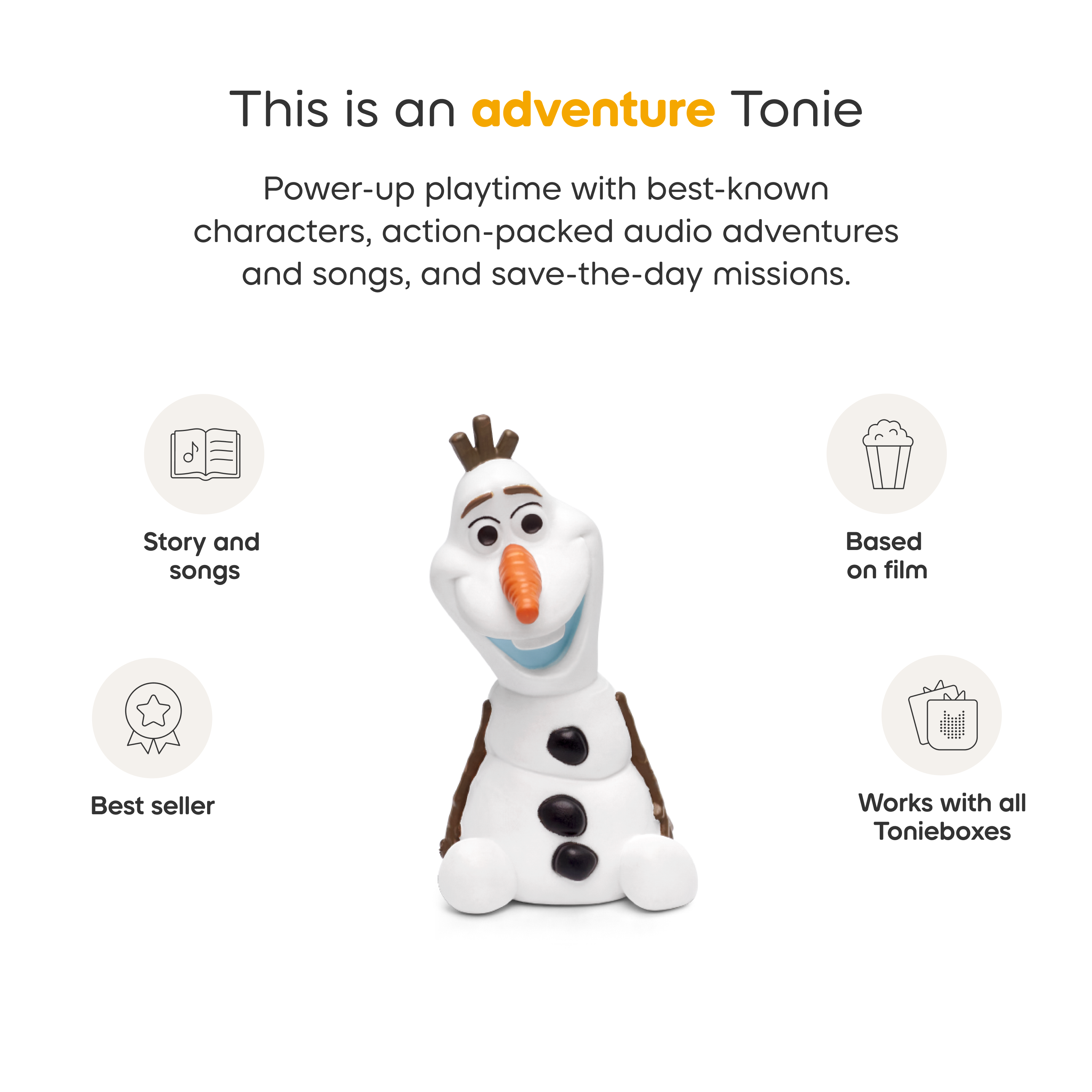  Tonies -  Disney Frozen: Olaf Tonie -  Electronics
