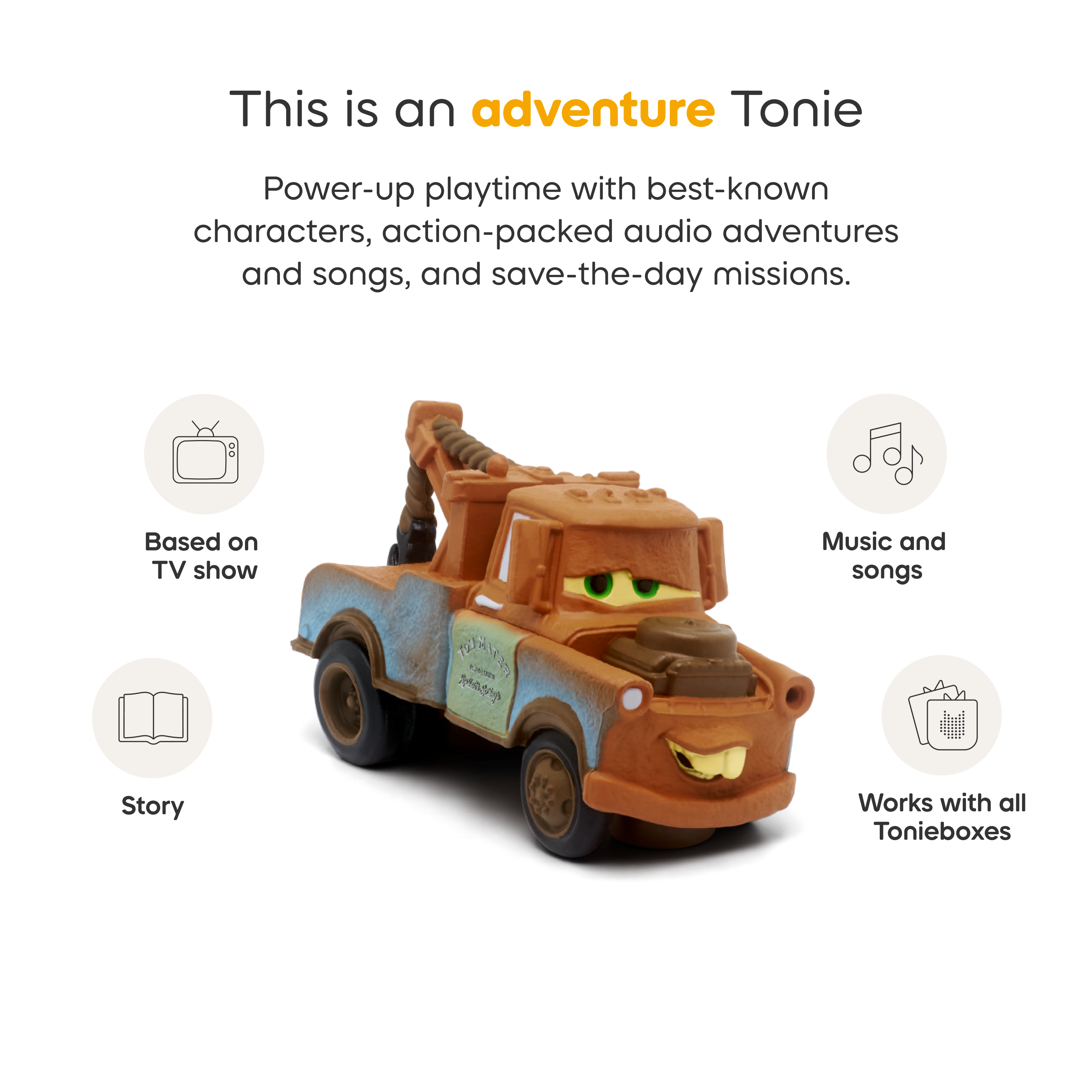  Tonies -  Disney & Pixar Cars: Mater Tonie -  Electronics