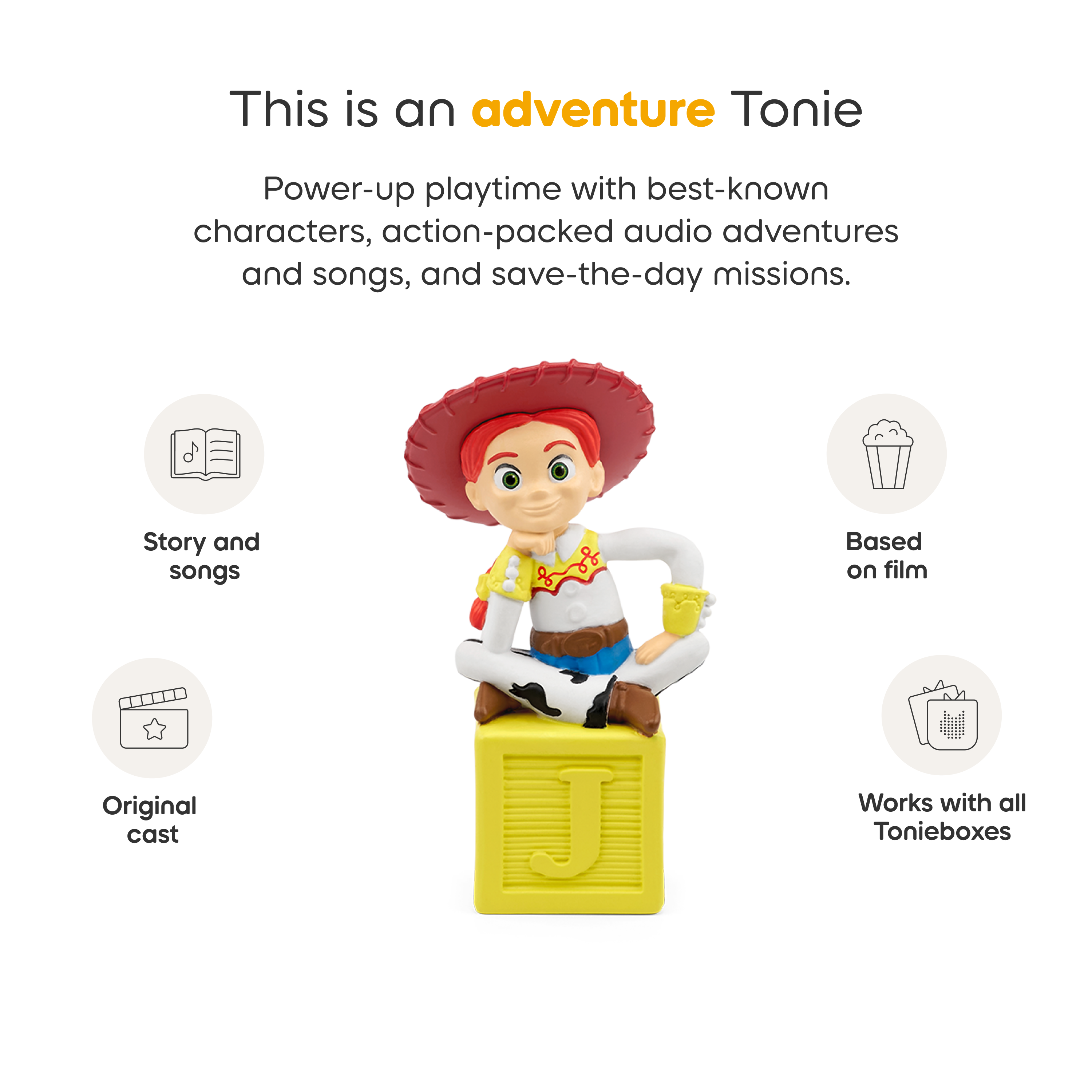  Tonies -  Disney & Pixar Toy Story 3 & 4: Jessie Tonie -  Electronics