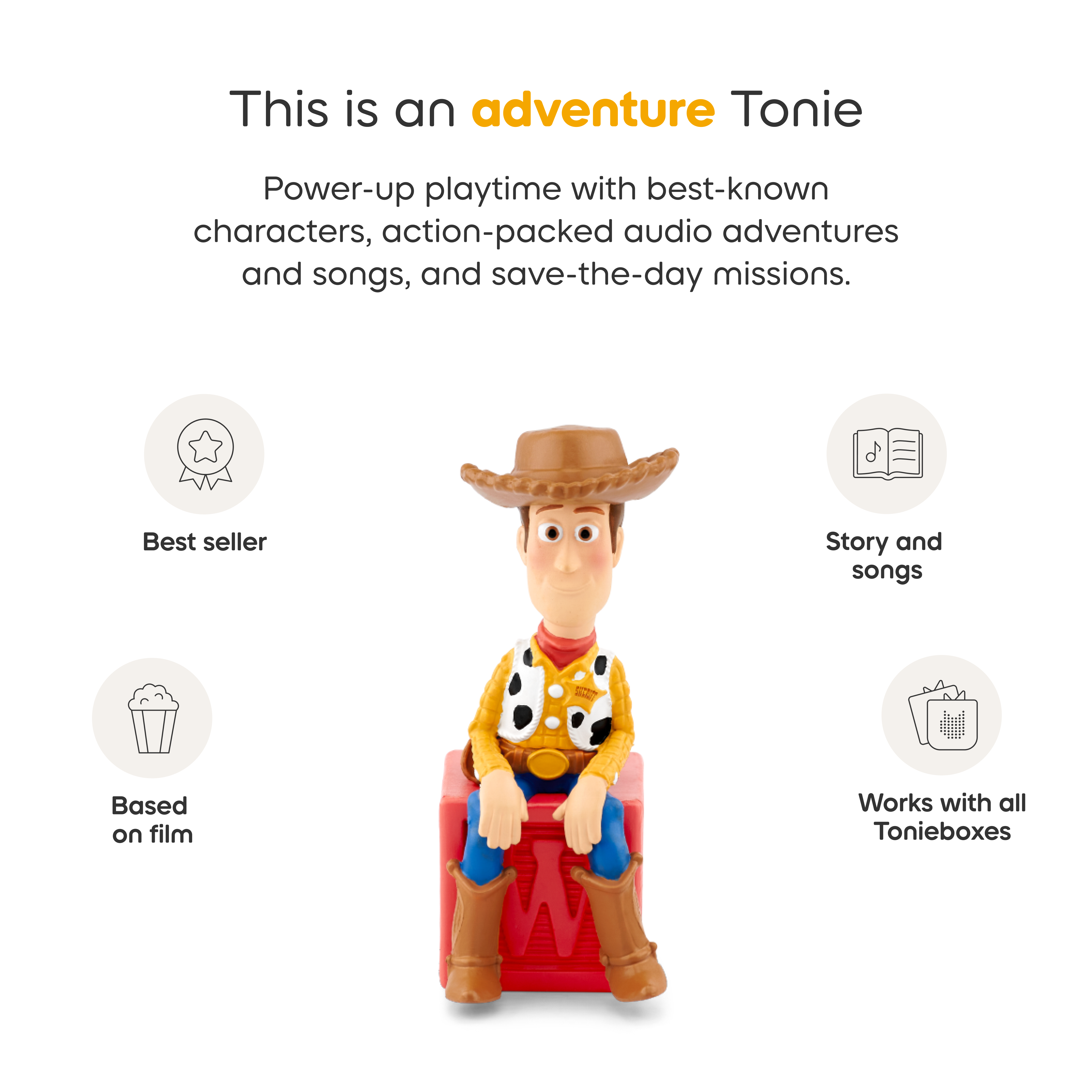  Tonies -  Disney & Pixar Toy Story: Woody Tonie -  Electronics
