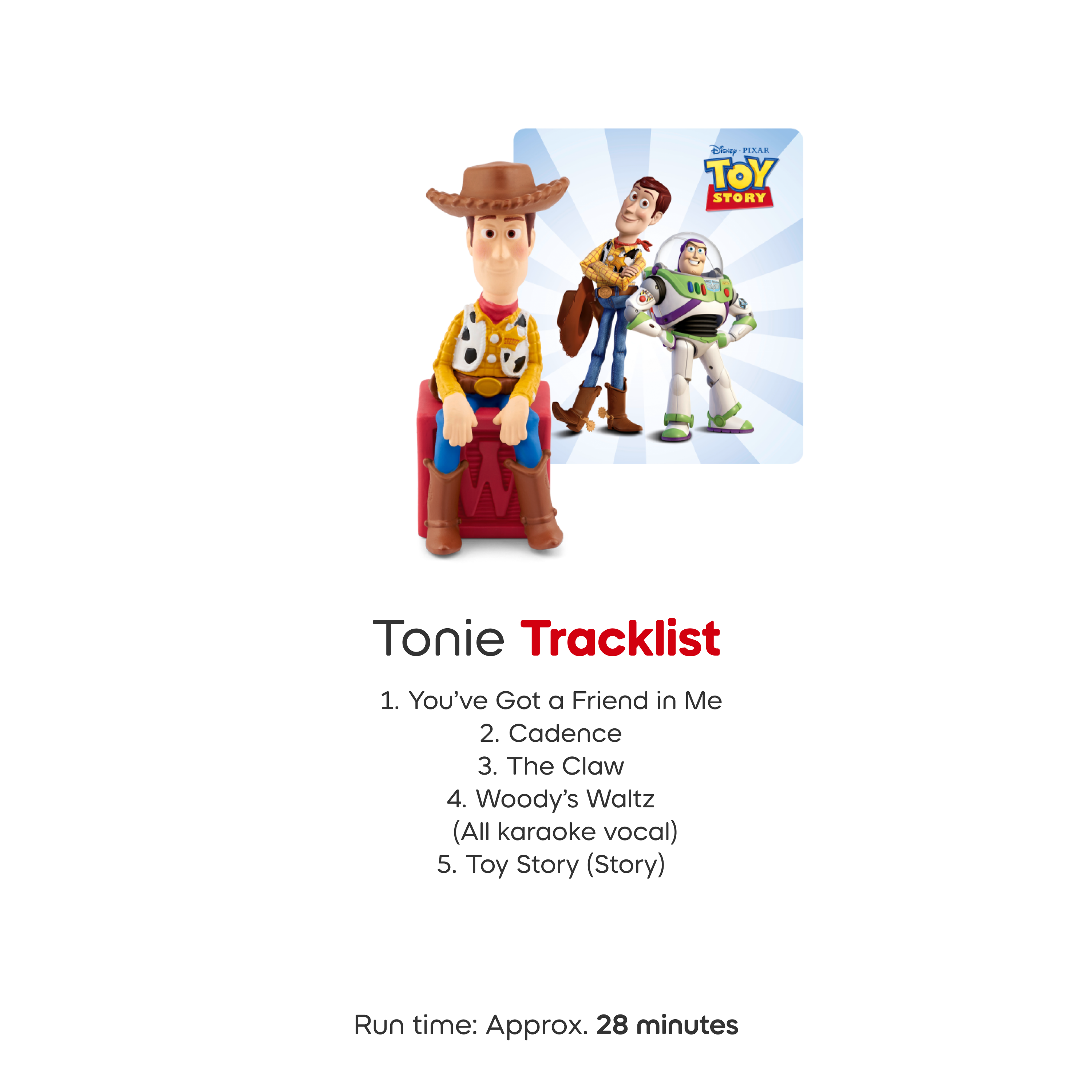  Tonies -  Disney & Pixar Toy Story: Woody Tonie -  Electronics