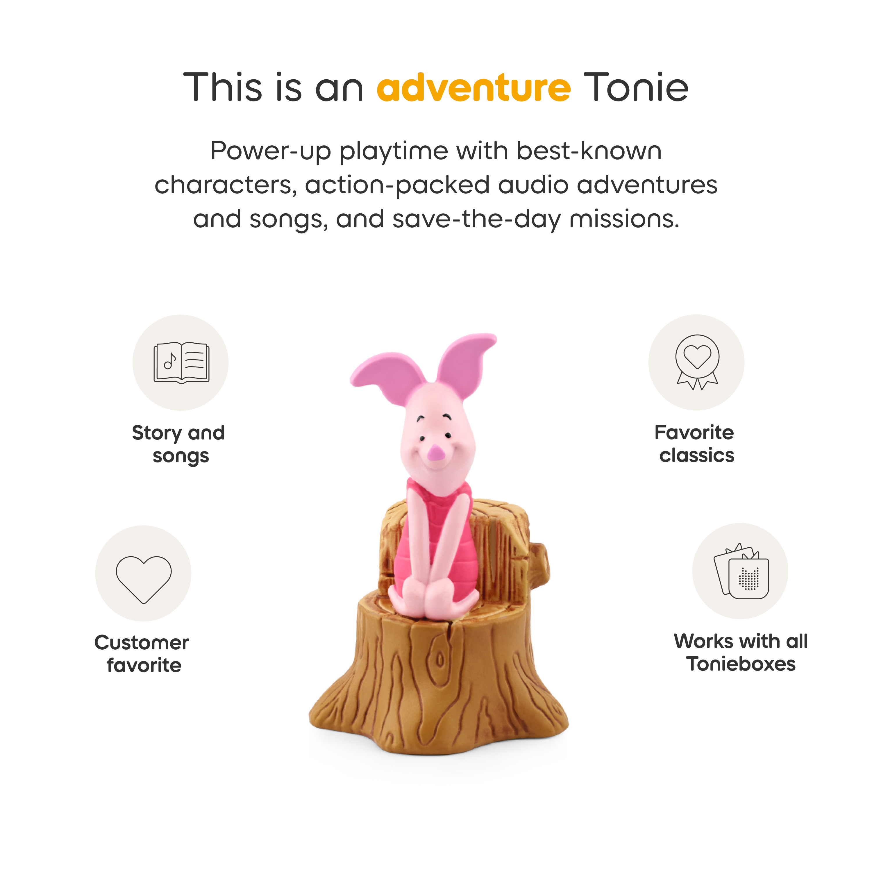  Tonies -  Disney Winnie the Pooh: Piglet Tonie -  Electronics