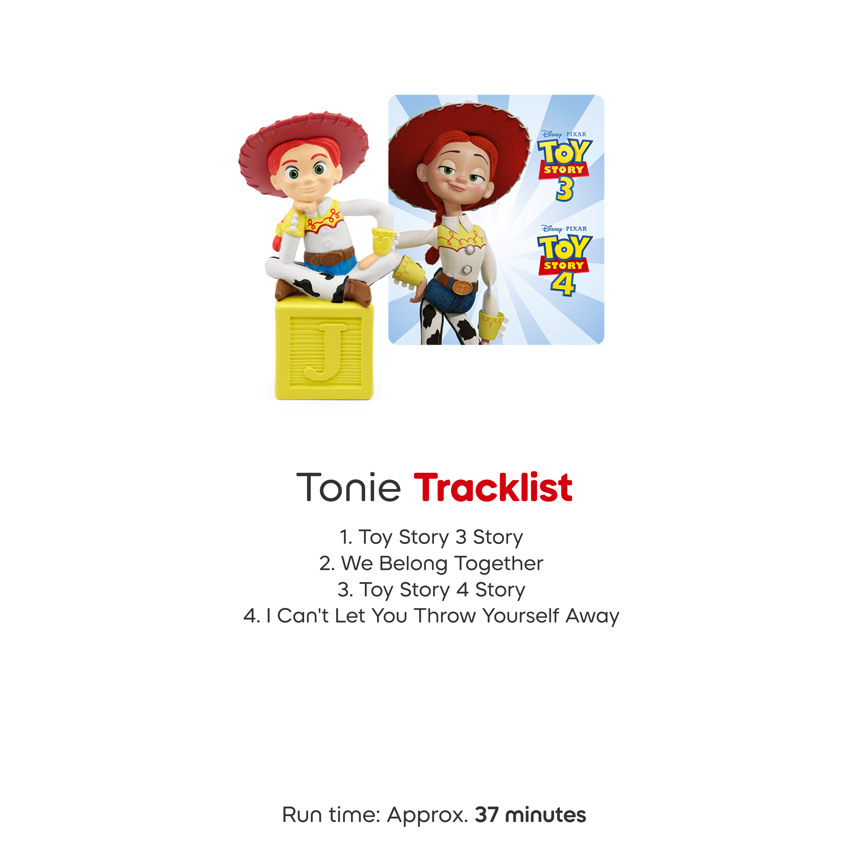 Disney & Pixar Toy Story 3 & 4: Jessie Tonie