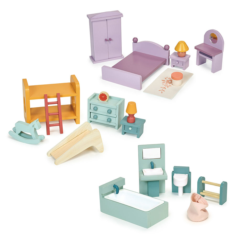  Mentari -  Dollhouse Upstairs Furniture Bundle -  Dolls