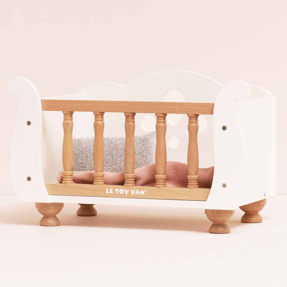  Le Toy Van -  Dolls Wooden Cot -  Dolls
