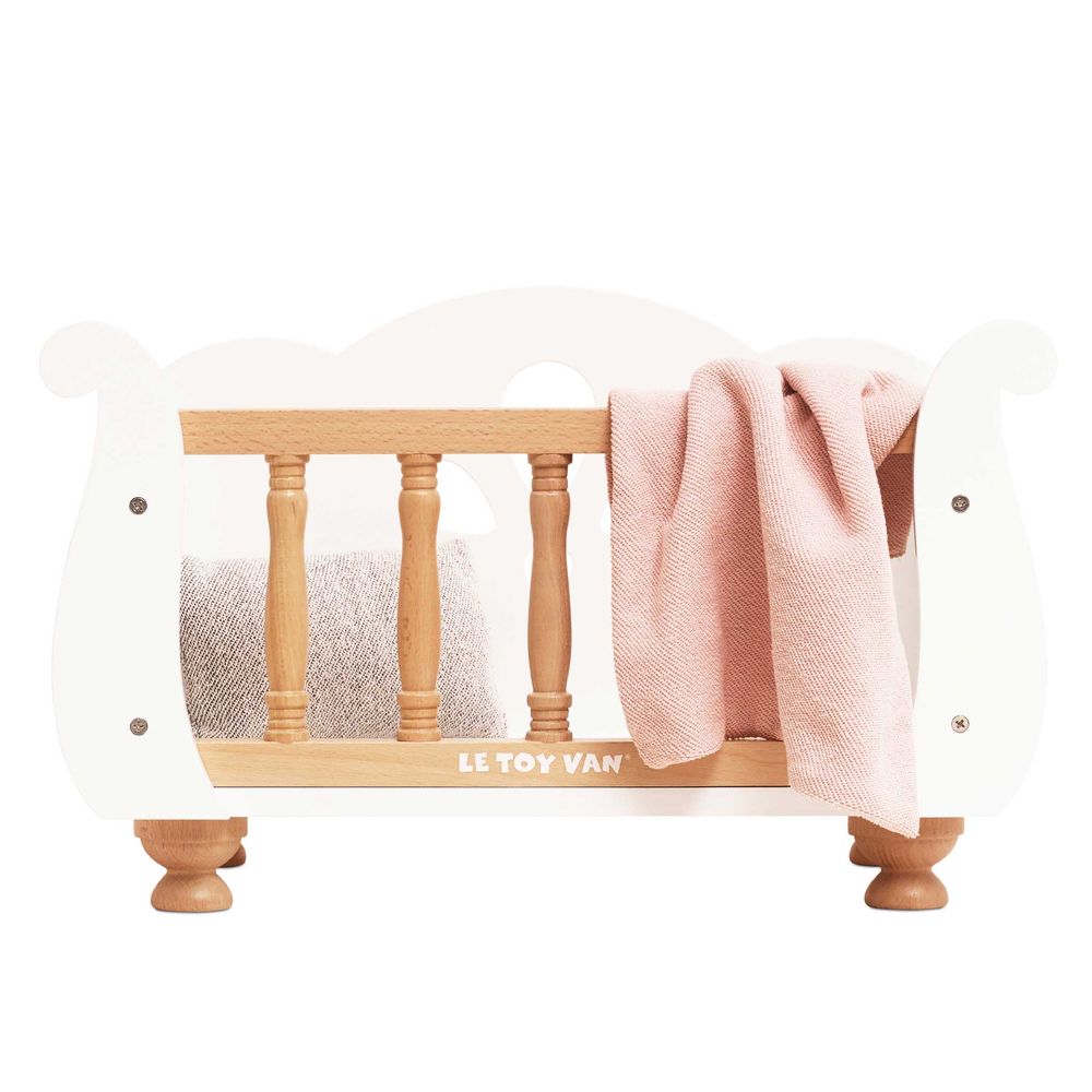  Le Toy Van -  Dolls Wooden Cot -  Dolls