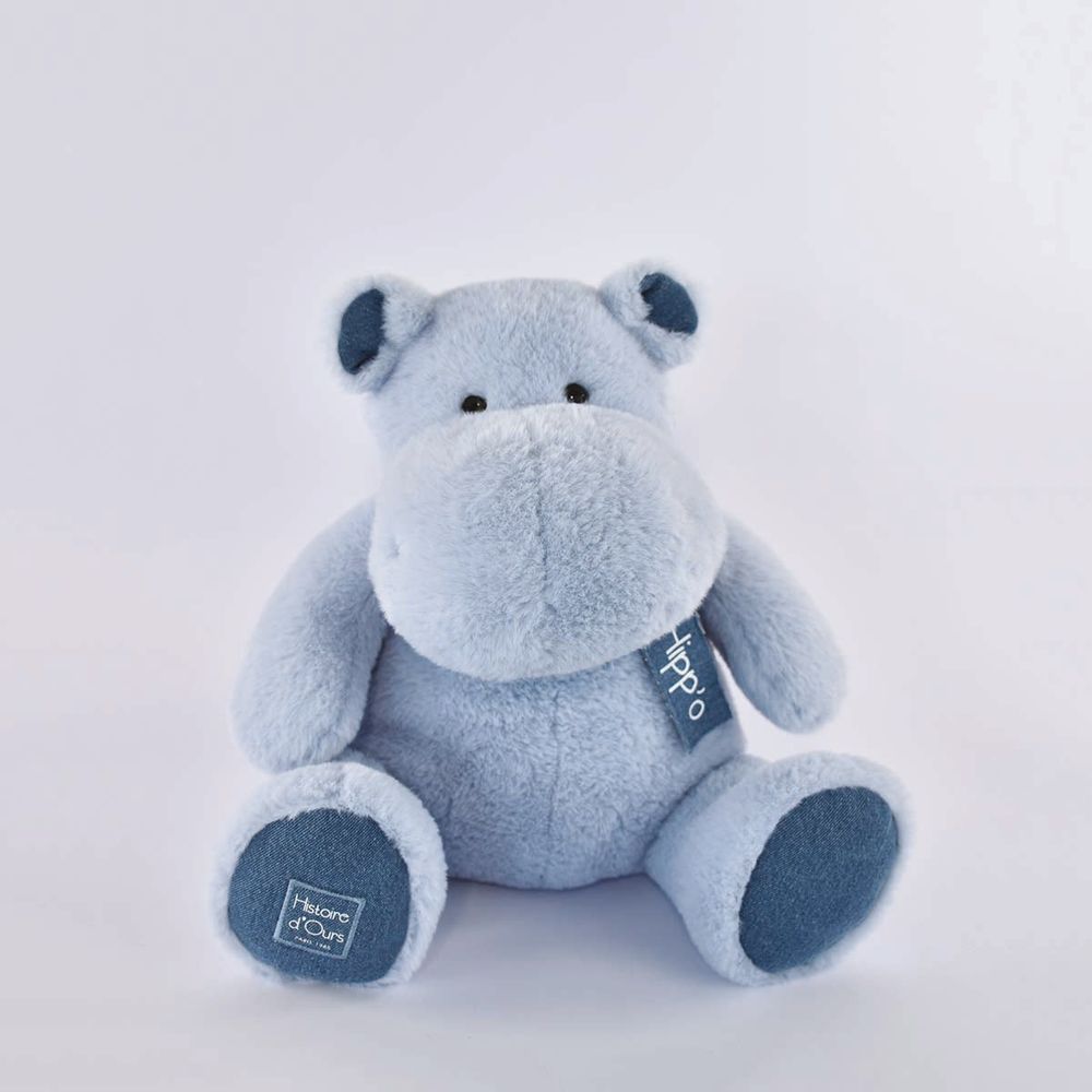 DouDou -  Dou Dou Hippo Blue Jean -  Plush