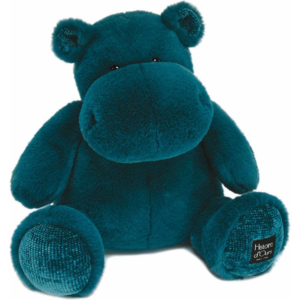 DouDou -  Dou Dou Hippo Dark Teal -  Plush