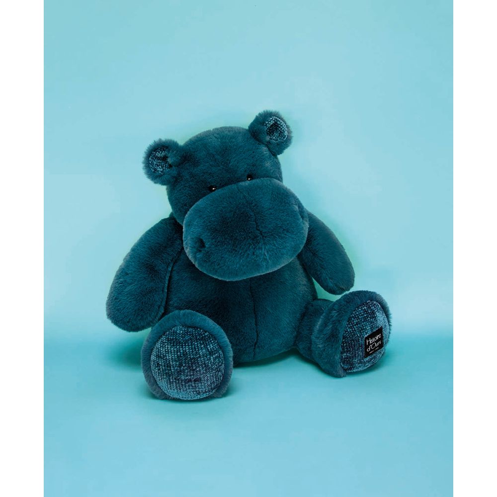 DouDou -  Dou Dou Hippo Dark Teal -  Plush