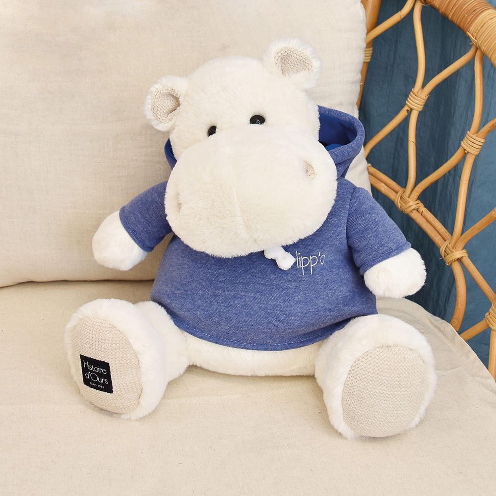 DouDou -  Dou Dou Ivory Hippo Sweatshirt -  Plush