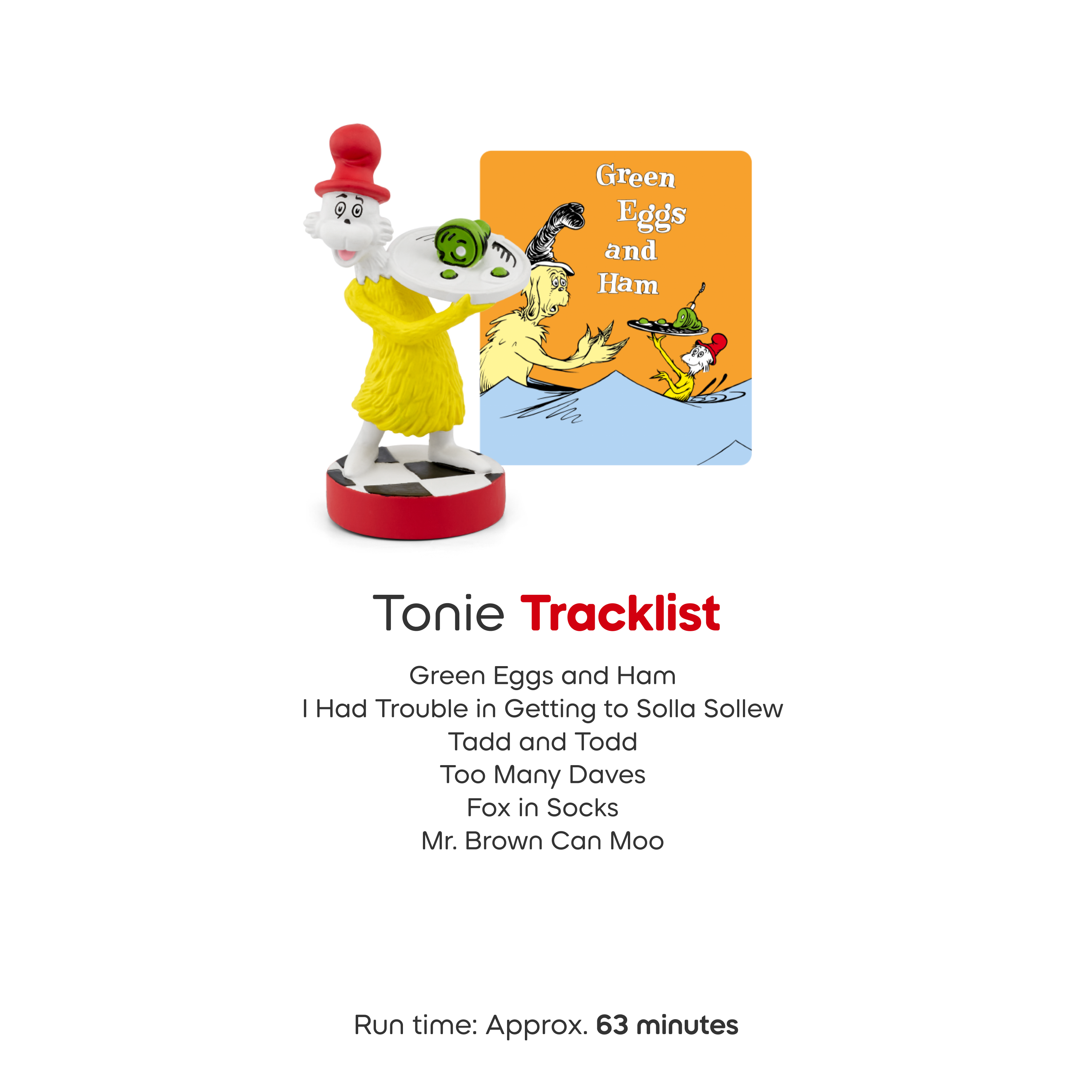  Tonies -  Dr. Seuss: Green Eggs & Ham Tonie -  Electronics