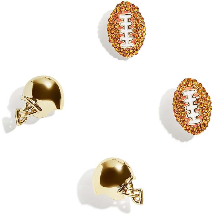  Minibar by BaubleBar -  Draft Pick Football Earring Set -  Trend Accessories