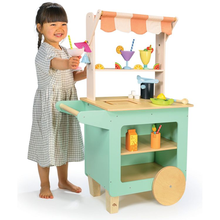  Tender Leaf Toys -  Drinks Trolley -  Preschool