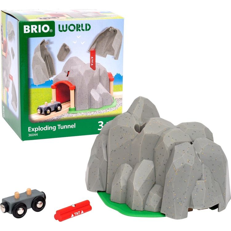  Brio -  Dynamite Mountain Exploding Tunnel -  Preschool
