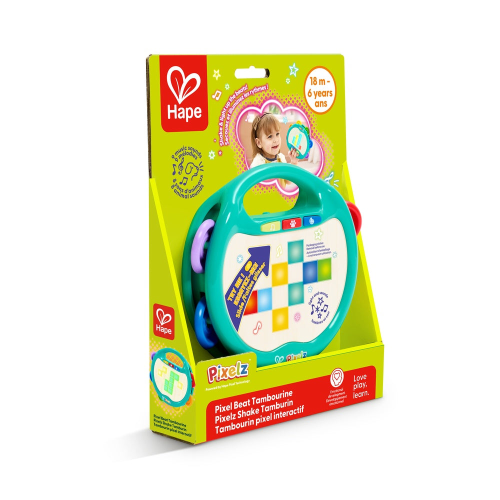 Pixel Beat Tambourine Toy