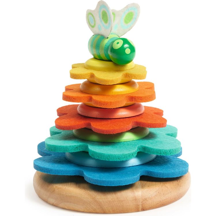  Djeco -  EL: Butterflower Stacking Toy -  Preschool