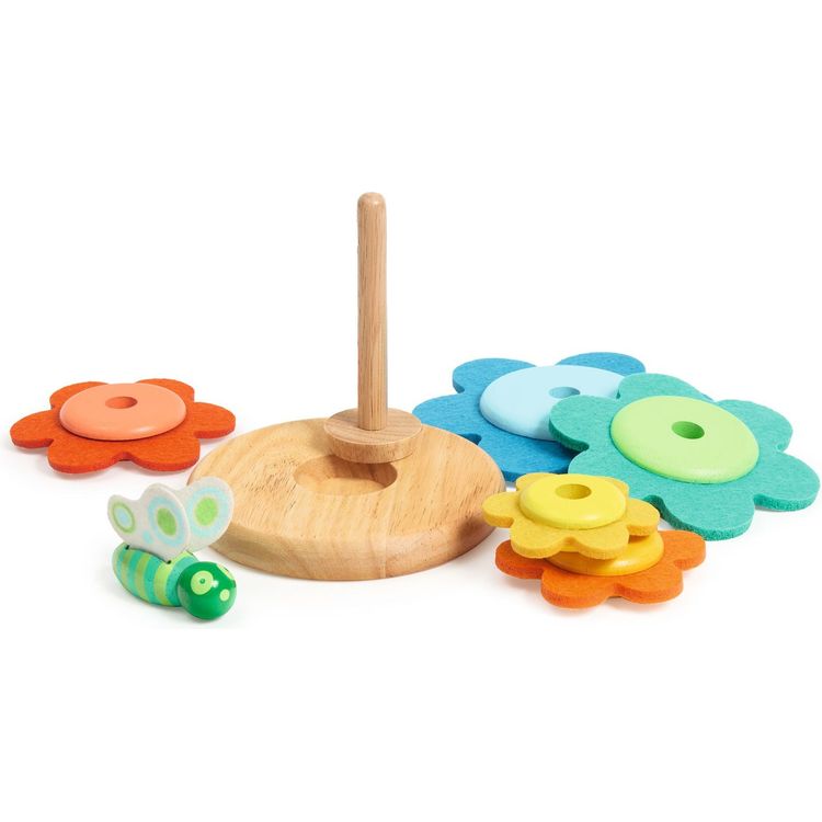  Djeco -  EL: Butterflower Stacking Toy -  Preschool