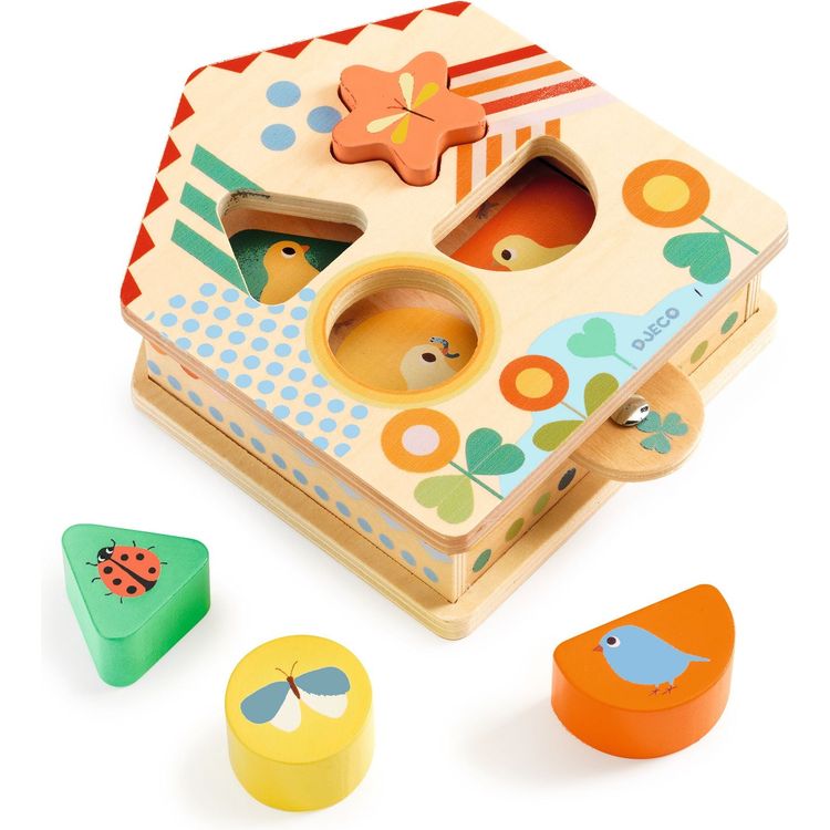  Djeco -  EL: Cachaboom Shape Sorter -  Preschool