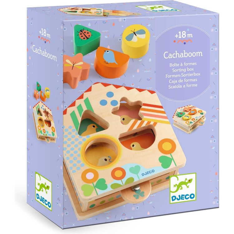  Djeco -  EL: Cachaboom Shape Sorter -  Preschool