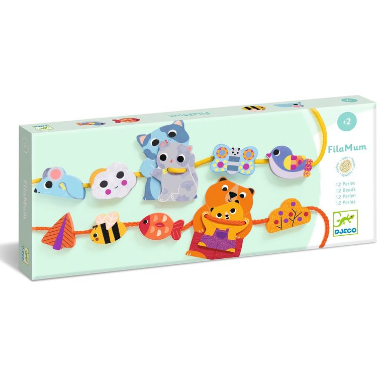  Djeco -  EL: FilaMum Threading Activity Toy -  Preschool