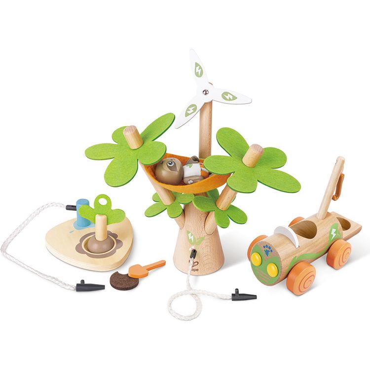  Hape -  Electric Wind Turbine Car Toy -  Preschool