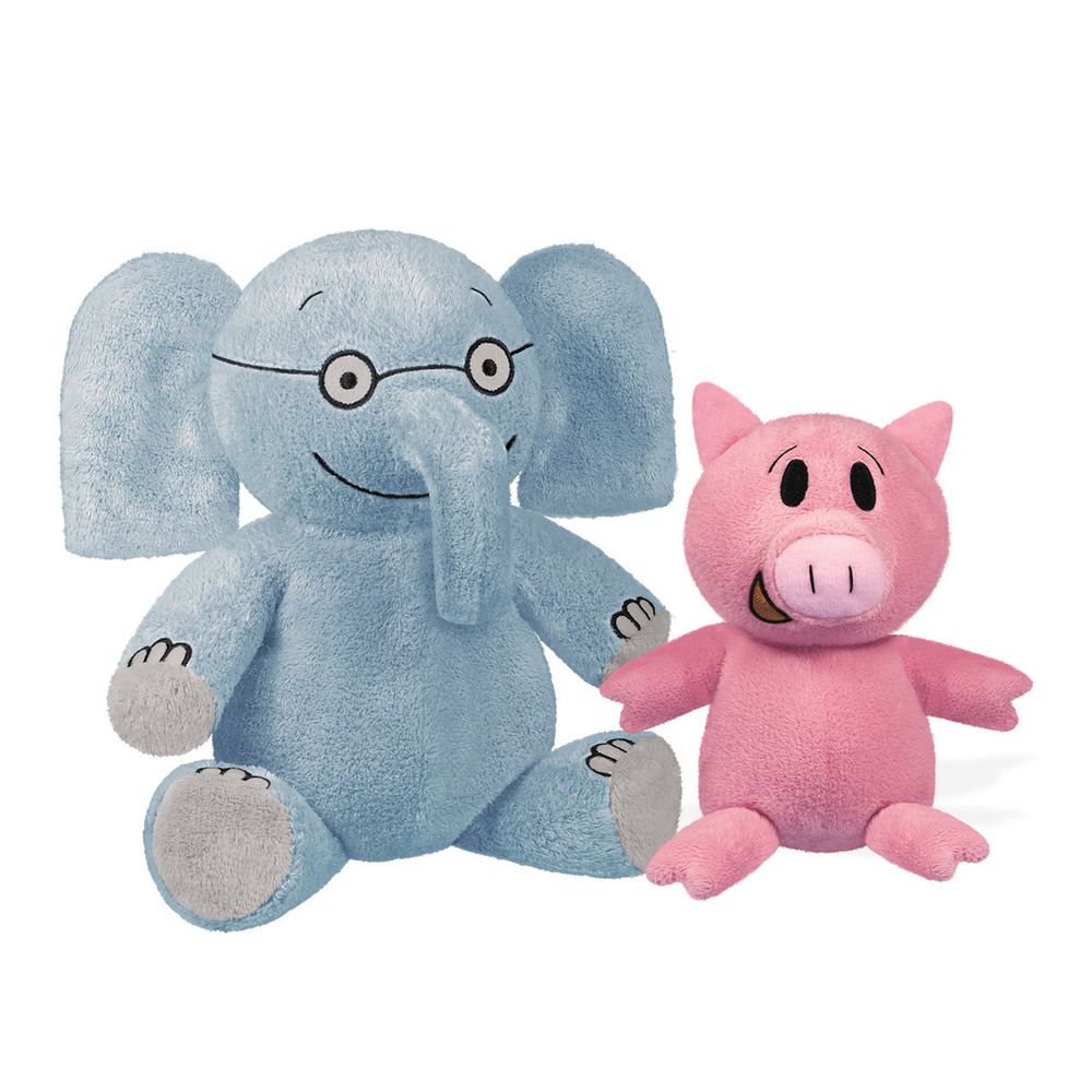  Yottoy -  Elephant & Piggie Plush Pair -  Plush