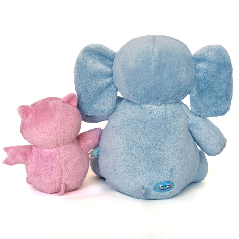  Yottoy -  Elephant & Piggie Plush Pair -  Plush