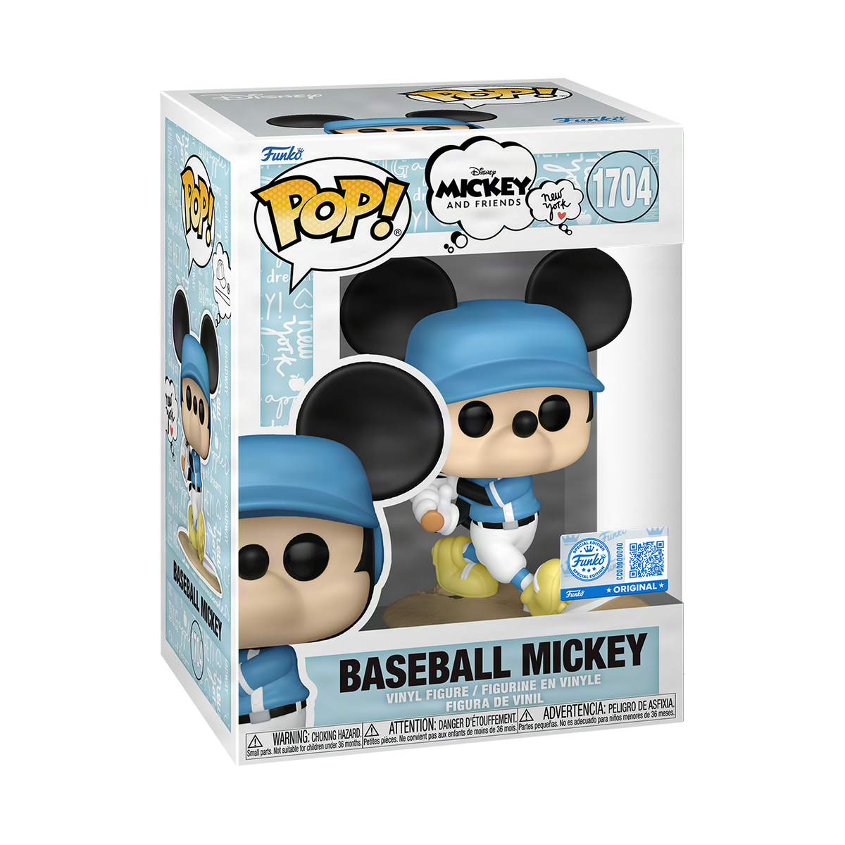 Exclusive Pop! Mickey Mouse - Baseball | Funko