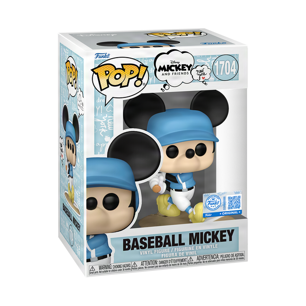 Exclusive Pop! Mickey Mouse - Baseball | Funko