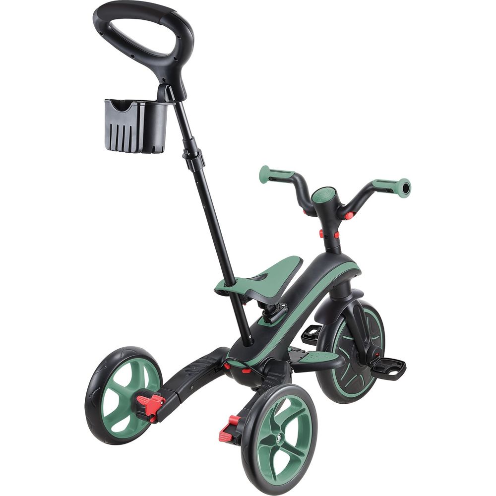  Globber -  Explorer Foldable Trike 4 in 1 - Olive -  Outdoor