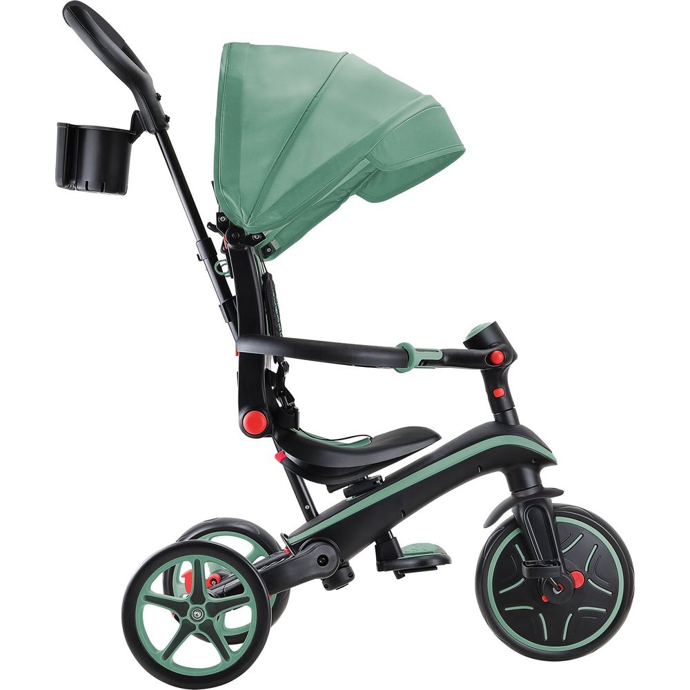  Globber -  Explorer Foldable Trike 4 in 1 - Olive -  Outdoor