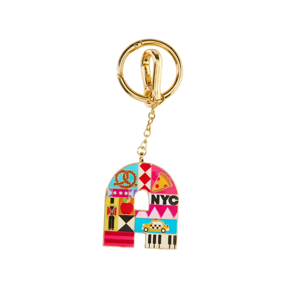  FAO Schwarz -  FAO Initial Keychain - A -  Souvenirs