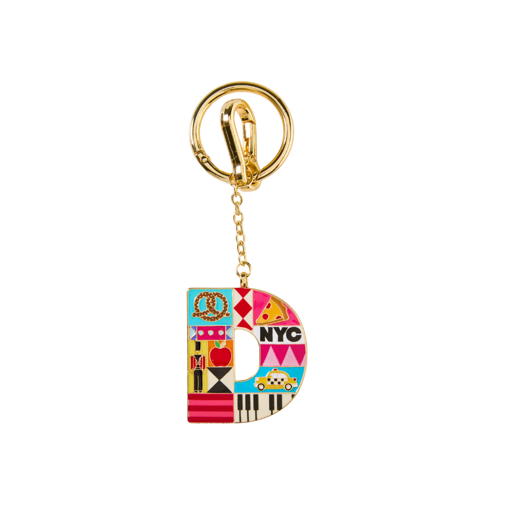  FAO Schwarz -  FAO Initial Keychain - D -  Souvenirs