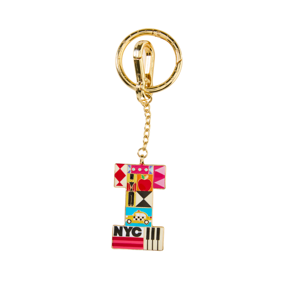  FAO Schwarz -  FAO Initial Keychain - I -  Souvenirs
