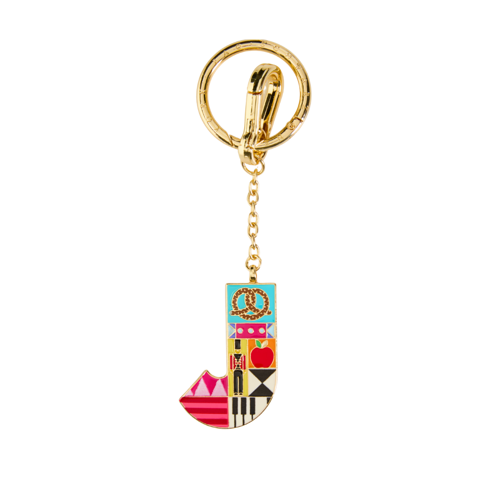  FAO Schwarz -  FAO Initial Keychain - J -  Souvenirs