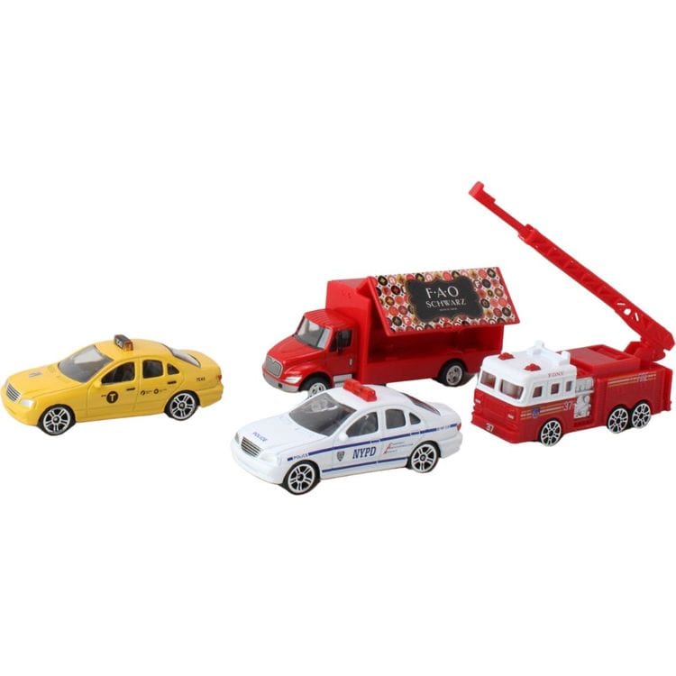  Daron Worldwide Trading, Inc. -  FAO Schwarz Exclusive 4-Piece NYC Vehicle Set -  Vehicles