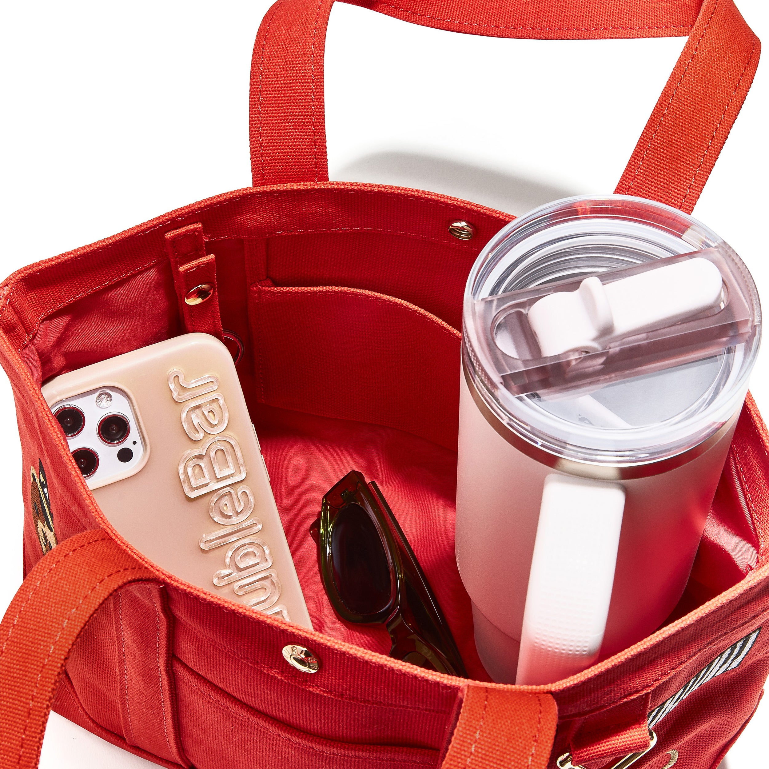  Minibar by BaubleBar -  FAO x BaubleBar Small Tote Bag - Red -  Trend Accessories
