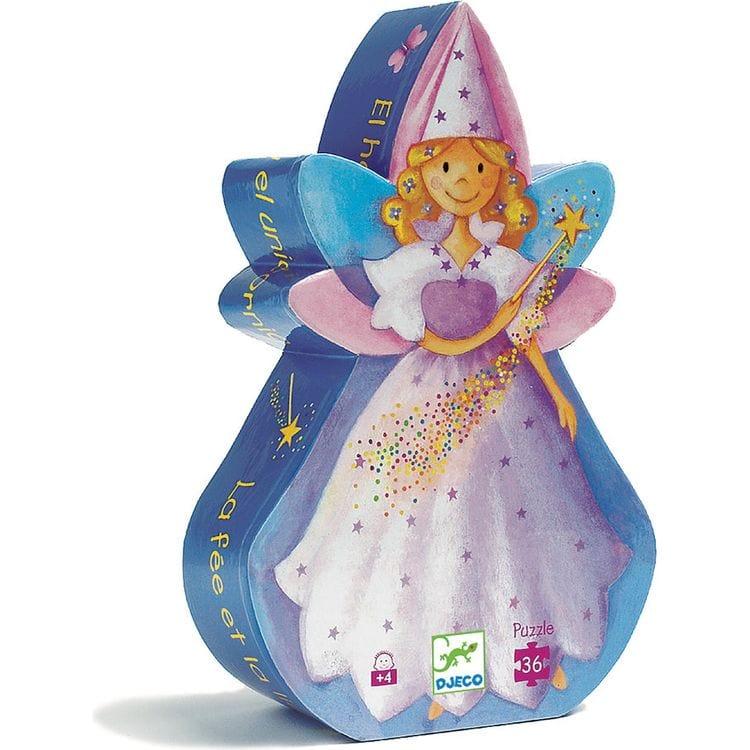 Fairy & Unicorn 36-Piece Jigsaw Puzzle | Djeco
