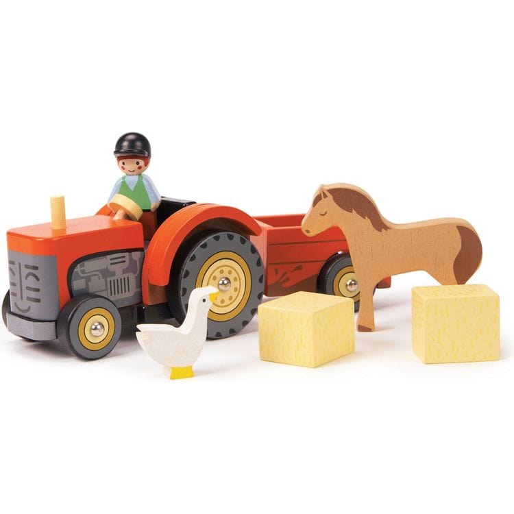  Tender Leaf Toys -  Farmyard Tractor Toy -  Preschool