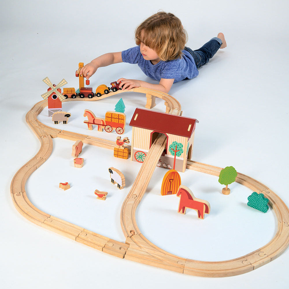  Mentari -  Farmyard Train Set -  Preschool