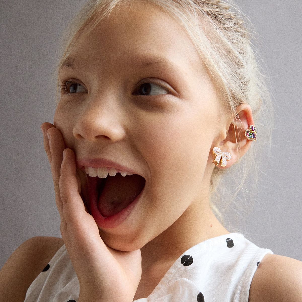 Minibar by BaubleBar -  Feeling Cute Kids' Clip-On Earring Set - Multi -  Trend Accessories